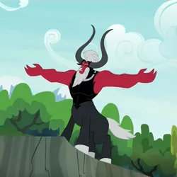 Size: 871x872 | Tagged: cropped, derpibooru import, exploitable meme, lord tirek, lord tirek's outstretched arms, meme, meme origin, safe, screencap, solo, twilight's kingdom