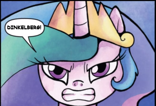 Size: 507x345 | Tagged: derpibooru import, dinkleberg, exploitable meme, glarelestia, idw, meme, mr. turner, princess celestia, reference, safe, solo, the fairly oddparents, timmy's dad