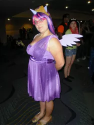 Size: 2448x3264 | Tagged: 2013, alicorn, clothes, convention, cosplay, costume, derpibooru import, glasses, human, irl, irl human, megacon, photo, safe, twilight sparkle, twilight sparkle (alicorn)