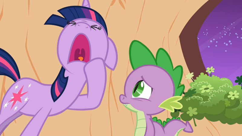 Size: 1365x768 | Tagged: derpibooru import, it's about time, safe, screencap, spike, twilight sparkle