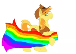 Size: 3500x2500 | Tagged: artist:neonstreaksns, braeburn, derpibooru import, everypony's gay for braeburn, flag, gay pride, gay pride flag, male, pride, pride flag, safe, solo