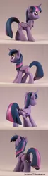 Size: 800x2961 | Tagged: safe, artist:frozenpyro71, derpibooru import, twilight sparkle, twilight sparkle (alicorn), alicorn, pony, craft, female, irl, mare, photo, sculpture, solo