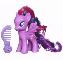 Size: 809x770 | Tagged: safe, derpibooru import, twilight sparkle, twilight sparkle (alicorn), alicorn, pony, brushable, comb, female, mare, rainbow power, toy