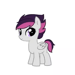 Size: 3000x3000 | Tagged: safe, artist:kianamai, derpibooru import, oc, oc:echo (kilala), unofficial characters only, pegasus, pony, kilalaverse, female, filly, next generation, offspring, parent:rumble, parent:scootaloo, parents:rumbloo, solo