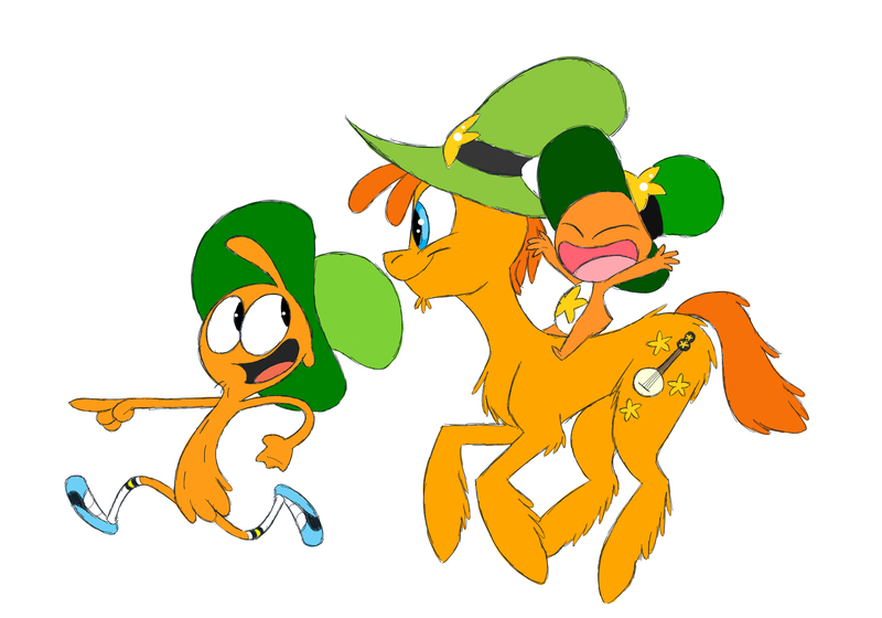 Size: 1962x1373 | Tagged: safe, artist:frigg-fluff, derpibooru import, ponified, pony, crossover, keronian, sergeant frog, simple background, species swap, wander (wander over yonder), wander over yonder, white background