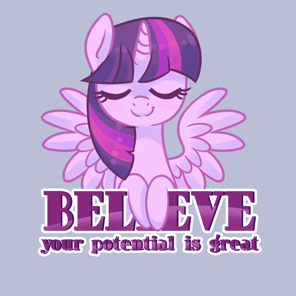 Size: 1280x1280 | Tagged: safe, artist:steffy-beff, derpibooru import, twilight sparkle, twilight sparkle (alicorn), alicorn, pony, female, mare, motivational, solo