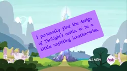 Size: 1280x720 | Tagged: confession, derpibooru import, pony confession, safe, screencap, twilight's castle, twilight's kingdom