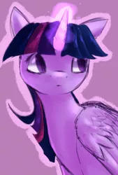 Size: 400x593 | Tagged: safe, artist:marshmellowcannibal, derpibooru import, twilight sparkle, twilight sparkle (alicorn), alicorn, pony, female, mare, solo