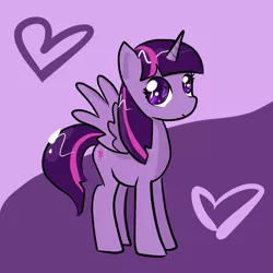 Size: 2000x2000 | Tagged: safe, artist:strawberryfountains, derpibooru import, twilight sparkle, twilight sparkle (alicorn), alicorn, pony, solo