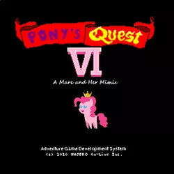 Size: 512x512 | Tagged: derpibooru import, fangame, pinkie pie, pony's quest, safe, solo