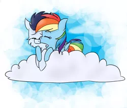 Size: 1024x878 | Tagged: safe, artist:oralinaofmage, derpibooru import, rainbow dash, soarin', chibi, cloud, cloudy, cute, female, fluffy, hug, hug from behind, kissing, male, shipping, soarindash, straight