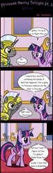 Size: 1000x3250 | Tagged: safe, artist:icesticker, derpibooru import, twilight sparkle, twilight sparkle (alicorn), alicorn, pony, ask princess nanny twilight, comic, female, mare, royal guard