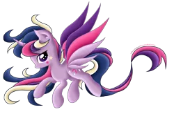 Size: 3061x2023 | Tagged: safe, artist:zoevulpez, derpibooru import, twilight sparkle, twilight sparkle (alicorn), alicorn, pony, female, mare, rainbow power, solo