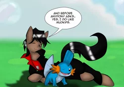 Size: 1240x866 | Tagged: safe, derpibooru import, ponified, mudkip, pony, crossover, fourze-pony, fourze-stallion, kisaragi gentaro, male, pocket monsters, pokémon, stallion, tumblr