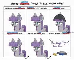 Size: 992x806 | Tagged: artist:heir-of-rick, boulder (pet), bowtie, chart, derpibooru import, doing loving things, impossibly large ears, jewelry, maud pie, meme, pickelhaube, ring, safe, wedding ring, wrong cutie mark