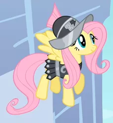 Size: 419x460 | Tagged: clothes, costume, derpibooru import, fluttershy, flying, hearth's warming eve, hearth's warming eve (episode), outfit catalog, private pansy, safe, screencap, solo
