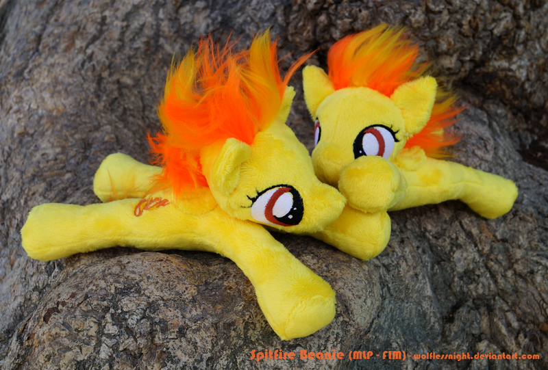 Size: 1094x740 | Tagged: artist:wolflessnight, beanie (plushie), cute, cutefire, derpibooru import, irl, photo, plushie, safe, spitfire