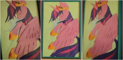 Size: 1024x499 | Tagged: safe, artist:eljonek, derpibooru import, twilight sparkle, twilight sparkle (alicorn), alicorn, pony, craft, female, mare, papercraft, solo