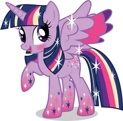 Size: 5943x5822 | Tagged: safe, artist:benybing, derpibooru import, twilight sparkle, twilight sparkle (alicorn), alicorn, pony, twilight's kingdom, absurd resolution, female, mare, rainbow power, solo