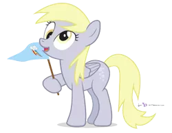 Size: 643x500 | Tagged: safe, artist:dm29, derpibooru import, derpy hooves, pegasus, pony, derpy's flag, female, flag, mare, simple background, solo, transparent background