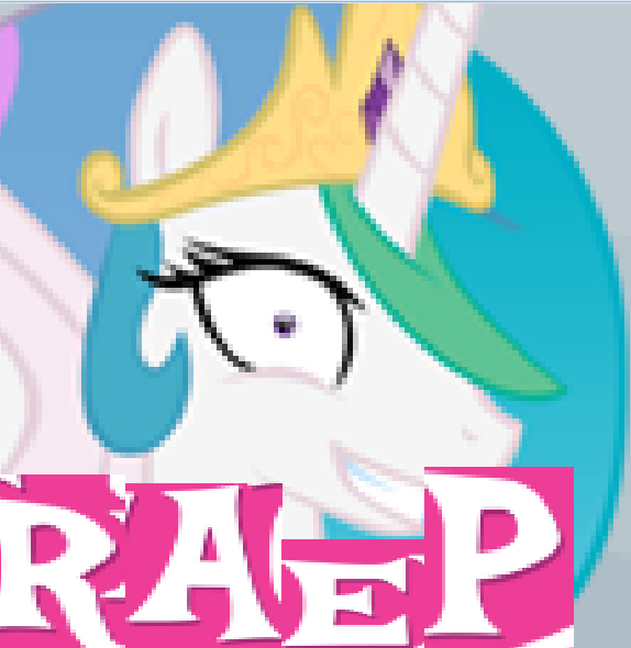 Size: 574x590 | Tagged: caption, derpibooru import, expand dong, exploitable meme, image macro, meme, princess celestia, princess molestia, questionable, >rape, solo