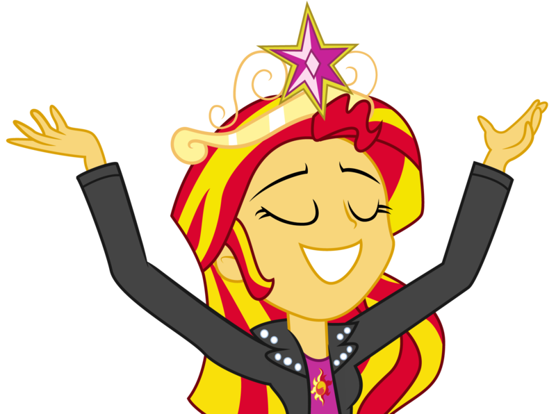 Size: 1794x1337 | Tagged: safe, artist:illumnious, derpibooru import, sunset shimmer, equestria girls, equestria girls (movie), element of magic, simple background, solo, transparent background, vector