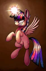 Size: 1100x1692 | Tagged: safe, artist:raunchyopposition, derpibooru import, twilight sparkle, twilight sparkle (alicorn), alicorn, pony, angry, female, grimace, mare, solo