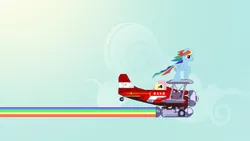 Size: 2522x1419 | Tagged: artist:sylvesterkittycat, biplane, crossover, derpibooru import, fluttershy, plane, rainbow dash, safe, sonic the hedgehog 2, sonic the hedgehog (series), wallpaper