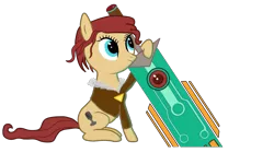 Size: 1280x768 | Tagged: safe, artist:candidastriuswatts, derpibooru import, ponified, pony, red (transistor), simple background, solo, sword, transistor, transparent background, weapon