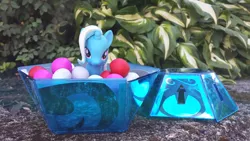 Size: 900x506 | Tagged: artist:pixelkitties, ball pit, brushable, dashcon, defictionalization, derpibooru import, irl, mystery box of plot importance, photo, princess twilight sparkle (episode), safe, toy, trixie