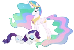 Size: 9000x6200 | Tagged: safe, artist:sofunnyguy, derpibooru import, princess celestia, rarity, absurd resolution, fetish, hoof fetish, hoof kissing, hooves, image, kissing, png, rarity's fetish, simple background, transparent background