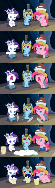 Size: 1120x3780 | Tagged: safe, artist:beavernator, derpibooru import, chancellor puddinghead, commander hurricane, pinkie pie, princess platinum, rainbow dash, rarity, pony, hearth's warming eve (episode), babity, baby, baby dash, baby pie, baby pony, beavernator is trying to murder us, blue raspberry, cute, dashabetes, diapinkes, female, filly, hearth's warming eve, hnnng, raribetes, slushie, weapons-grade cute, younger