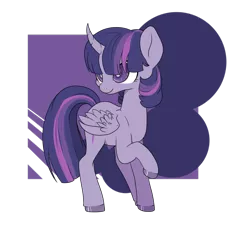 Size: 1024x1024 | Tagged: safe, artist:rue-willings, derpibooru import, twilight sparkle, twilight sparkle (alicorn), alicorn, pony, curved horn, female, hooves, horn, mare, solo