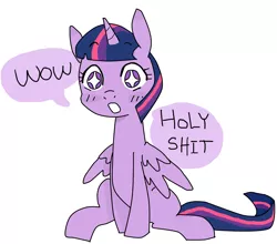 Size: 2909x2561 | Tagged: alicorn, artist:meowing-ghost, derpibooru import, reaction image, safe, solo, text, twilight sparkle, twilight sparkle (alicorn), vulgar