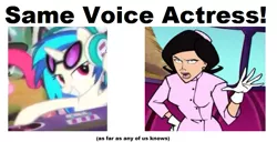 Size: 723x369 | Tagged: derpibooru import, dr. girlfriend, exploitable meme, eye, eyes, god's honest truth, meme, safe, same voice actor, the venture bros., vinyl scratch