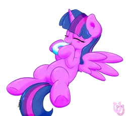 Size: 1180x1087 | Tagged: safe, artist:shadowhulk, derpibooru import, twilight sparkle, twilight sparkle (alicorn), alicorn, pony, donut, female, food, mare, solo, underhoof