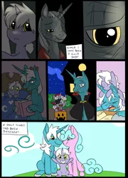 Size: 696x965 | Tagged: grimdark, artist:metal-kitty, derpibooru import, princess celestia, oc, oc:lockette, oc:starflare (mlp project), oc:starlight (mlp project), pony, unicorn, comic:mlp project, comic, female, filly