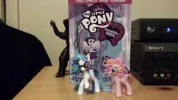 Size: 1024x576 | Tagged: safe, derpibooru import, pinkie pie, vinyl scratch, kaiju, equestria girls, dvd, godzilla, godzilla (series), godzilla 2014, neca, rainbow power