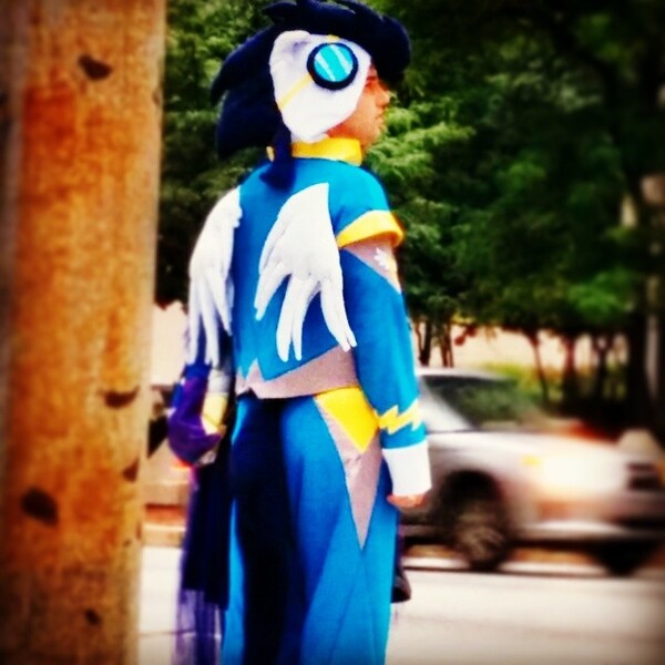 Size: 640x640 | Tagged: artist needed, safe, artist:elecbrother, derpibooru import, soarin', human, bronycon, 2014, clothes, convention, cosplay, costume, irl, irl human, photo, solo, wonderbolts
