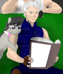 Size: 2217x2594 | Tagged: derpibooru import, exploitable meme, meme, obligatory pony, octavia melody, safe, template, vergil, vergil's book