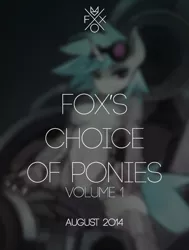 Size: 500x660 | Tagged: anthro, artist:foxinshadow, art pack, art pack:choice of ponies vol1, art pack cover, art pack:fox's choice of ponies, breasts, derpibooru import, preview, suggestive, vinyl scratch