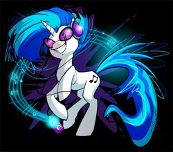 Size: 762x671 | Tagged: safe, artist:ellisarts, derpibooru import, vinyl scratch, pony, unicorn, female, mare, solo, vinyl's glasses