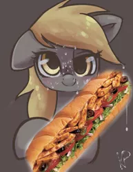 Size: 625x809 | Tagged: suggestive, derpibooru import, edit, derpy hooves, pegasus, pony, female, food, mare, not porn, sandwich, sandwich censorship, that's not mayonnaise