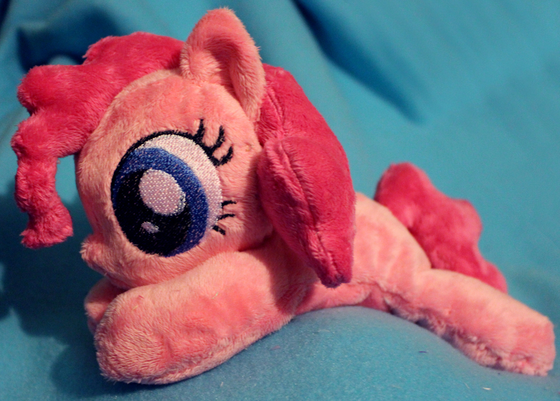 Size: 2052x1470 | Tagged: artist:buttsnstuff, beanie (plushie), derpibooru import, irl, photo, pinkie pie, plushie, safe, solo