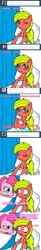 Size: 513x3129 | Tagged: artist:claireannecarr, ask, ask maplejack, cowboys and equestrians, derpibooru import, mad magazine, mad (tv series), maplejack, oc, oc:roboshi, pinkie pie, safe, tumblr