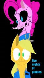 Size: 2448x4320 | Tagged: absurd resolution, applejack, artist:newsketches, derpibooru import, five nights at freddy's, pinkie pie, robot, safe, video game