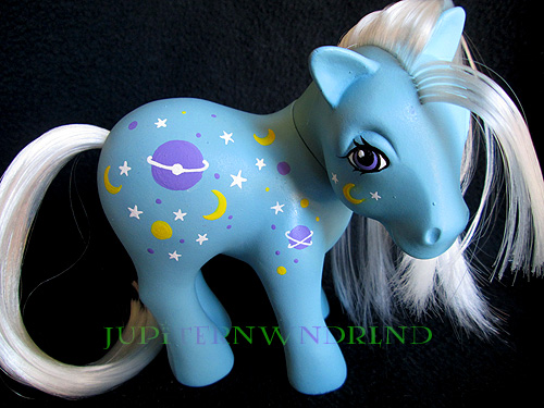 Size: 500x375 | Tagged: artist:jupiternwndrlnd, custom, derpibooru import, g1, irl, night glider (g1), photo, safe, solo, toy, twice as fancy ponies