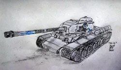 Size: 1024x593 | Tagged: artist:blueboxdave, bass cannon, derpibooru import, safe, tank (vehicle), vinyl scratch