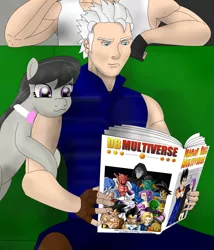 Size: 2217x2594 | Tagged: derpibooru import, devil may cry, devil may cry 3, dragon ball, exploitable meme, meme, octavia melody, safe, vergil (devil may cry), vergil's book