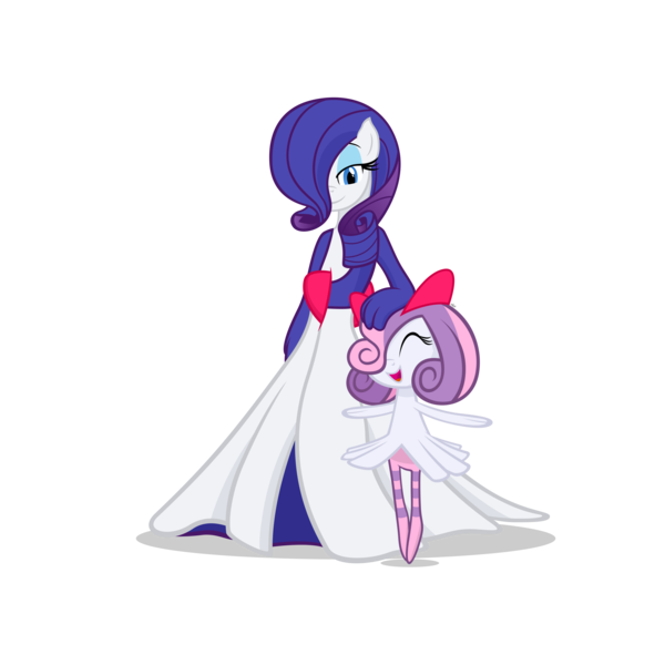 Size: 3500x3500 | Tagged: artist:navitaserussirus, crossover, cute, derpibooru import, diasweetes, female, gardevoir, high res, kirlia, pokémon, rarity, safe, siblings, sisters, sweetie belle